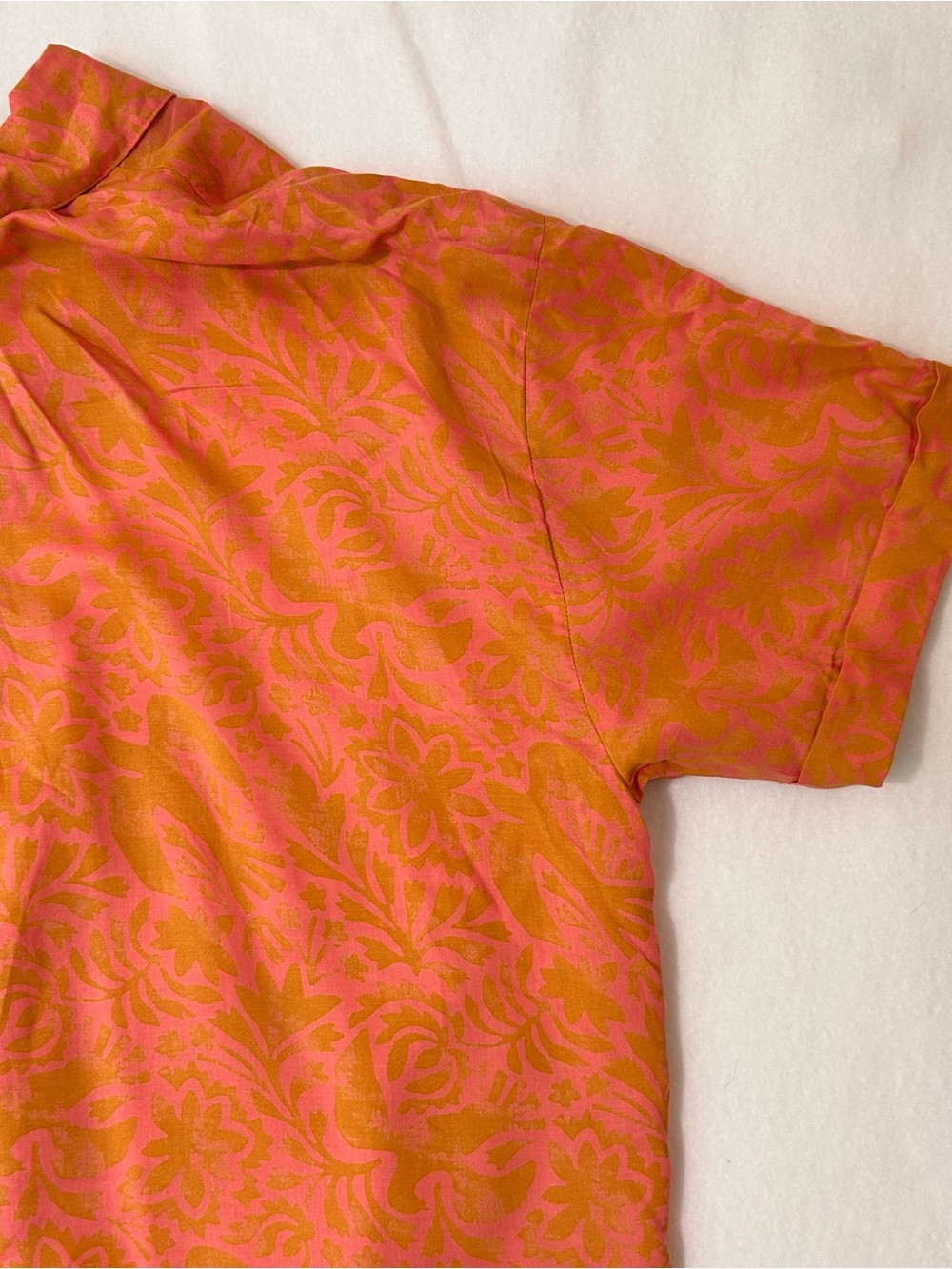 Prana Iguala Short Sleeve Button Down Shirt in Fresca Flora Fauna - Picture 7 of 14